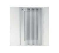 Panneau a oeillets 140 x 240 cm voile sable+bande fantaisie etincelle Gris