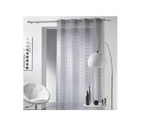Panneau a oeillets 140 x 240 cm voile sable candide Gris Douceur d'Intérieur Gris G
