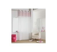 Panneau a oeillets 140 x 240 cm voile sable imprime argent minnie Rose