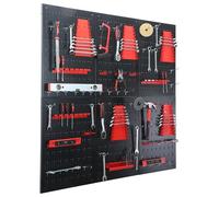 Relaxdays Panneau d'outils + kit d'accessoires