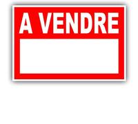 Panneau A Vendre maison - Panneaux A vendre immobilier - Pancarte A Vendre - Panneau Vente Immobiliere 300 x 200 mm - Fourni avec 4 Trous (AV1-30x20RB)