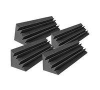 Panneau Acoustique 4 pièces panneaux acoustiques Studio acoustique insonorisé mousse traitement sonore basse piège coin panneaux sonores cales 12X12X48cm