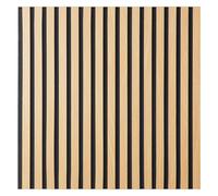 Homestyle4u 2654 - Panneaux acoustiques en bois - 60 x 60 cm - 1 panneau mural - Revêtement mural - Panneaux décoratifs