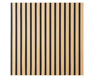 Panneau acoustique 60x60 cm Bois mural Isolation pour Studio 1 piece Homestyle4u
