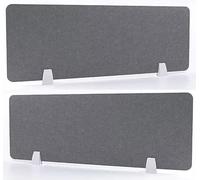 Panneau acoustique de séparation de bureau insonorisé pour une meilleure productivité de mise au point et une réduction du bruit dans le bureau à domicile ou l'espace de travail