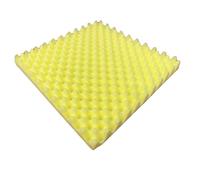 Panneau acoustique d'insonorisation de mousse Studio, panneaux muraux traitement d'absorption d'isolation phonique Pour l'atténuation du son(Yellow 300x300x30mm)