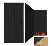 Panneau Acoustique, Isolation Phonique pour Maison, Spécification 5 Pièces-- Bandes- Noir, 120 x 60 x 1 cm