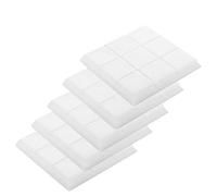 Panneau Acoustique Mousse acoustique de Studio 25x25x5cm, éponge de protection insonorisante, panneau de traitement d'absorption insonorisé, bandes d'étanchéité(White)