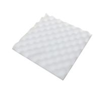 Panneau acoustique Mousse acoustique de Studio, éponge protection insonorisante, panneau traitement d'absorption insonorisée, bandes d'étanchéité 30x30x3cm pour studio d'enregistrement(White)