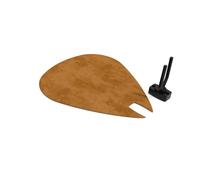 Panneau acoustique mural en forme de médiator | Support décoratif insonorisant pour guitare électrique | Compatible Fender, Gibson, Ibanez, PRS | Couleur : [Doré | PICK-Large (315×375mm)]