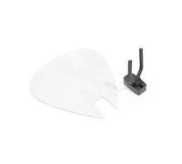 Panneau acoustique mural en forme de médiator | Support décoratif insonorisant pour guitare électrique | Compatible Fender, Gibson, Ibanez, PRS | Couleur : [Blanc | PICK-Small (230×270mm)]