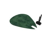 Panneau acoustique mural en forme de médiator | Support décoratif insonorisant pour guitare électrique | Compatible Fender, Gibson, Ibanez, PRS | Couleur : [Vert | PICK-Large (315×375mm)]