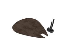 Panneau acoustique mural en forme de médiator | Support décoratif insonorisant pour guitare électrique | Compatible Fender, Gibson, Ibanez, PRS | Couleur : [Marron | PICK-Large (315×375mm)]