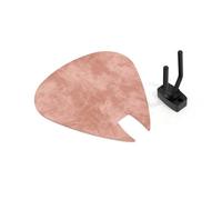 Panneau acoustique mural en forme de médiator | Support décoratif insonorisant pour guitare électrique | Compatible Fender, Gibson, Ibanez, PRS | Couleur : [Rose | PICK-Small (230×270mm)]