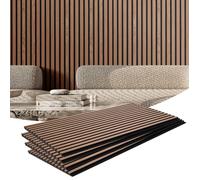 Panneau Acoustique Mural-VEVOR-1200 x 600 mm-Panneaux Muraux en Faux Bois pour Décoration Élégante
