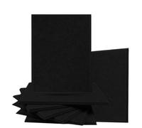 Panneau Acoustique Panneaux acoustiques carrés | Panneau décoratif auto-adhésif 6 pièces for l'isolation phonique intérieure(32 Black,1.2cm)
