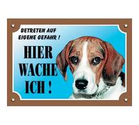 Panneau affichage pour chien Nobby Pet Beagle Marron 205x140 mm