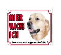 Panneau affichage pour chien Nobby Pet Golden Retriever Blanc 250x200 mm