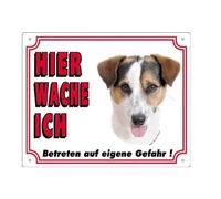 Panneau affichage pour chien Nobby Pet Jack Russel Terrier Blanc 250x200 mm