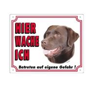 Panneau affichage pour chien Nobby Pet Labrador Dunkel Marron 250x200 mm