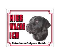 Panneau affichage pour chien Nobby Pet Labrador Dunkel Noir 250x200 mm