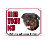 Nobby Panneau d'avertissement Rottweiler Jaune 12 x 3,5 cm