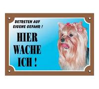 Panneau affichage pour chien Nobby Pet Yorkshire Terrier Marron 205x140 mm