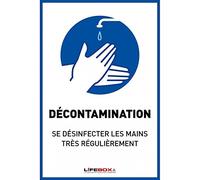 Panneau affichage pour la désinfection des mains LIFEBOX