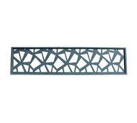 PANNEAU ALU POUR CLOTURE DECOR POLYGONES - L: 176 cm - l: 42.8 cm - Gris anthracite RAL 7016
