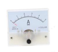 Panneau analogique 85C1 DC Voltmètre Ampèremètre Jauge avec bouton de réglage fin pour une mesure précise du courant et de la tension 0 30 V 50 V 0 5 A 10 A (0-10 A)