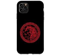 Panneau Animal du Nouvel an Lunaire Chinois 2026 année du Cheval de feu Coque pour iPhone 11 Pro Max