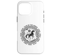 Panneau Animal du Nouvel an Lunaire Chinois 2026 année du Cheval de feu Coque pour iPhone 16 Pro Max