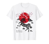 Panneau Animal du Nouvel an Lunaire Chinois 2026 année du Cheval de feu T-Shirt