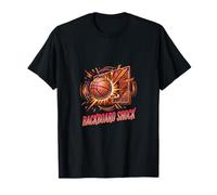 Panneau arrière Shock Basketball Impact Power Court Action Design T-Shirt