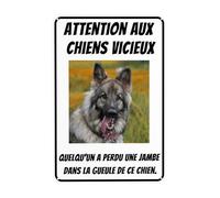 Panneau Attention au Chien personnalisém, pancarte attention au chien, Personnalisez vos photos et votre texte, pour chien portail extérieur résistant à la rouille pour porte de clôture ou portail.