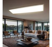 Panneau Aufbaulampe Plafonnier LED Luminaire de Salon Blanc Couloir L 120 CM