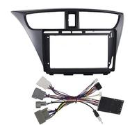 Panneau autoradio 2 DIN avec Lecteur DVD pour Honda Civic 2012, écran multimédia Android 9 Pouces, Faisceau de câbles, câble de Navigation, Adaptateur, Cadre RESPUNEKBAH