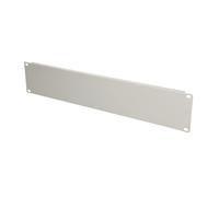 Extralink Plaque Avant 2U 19" - Gris - Plaque de recouvrement pour Armoire réseau, Armoire Serveur - Aluminium de qualité supérieure - Améliore Les Performances des appareils