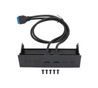 Panneau Avant 5,25 Pouces Hub USB Double Port 5 Gbit/S Lecteur Optique USB3.0 Panneau Avant Carte D'Extension Du Boîtier D'Ordinateur