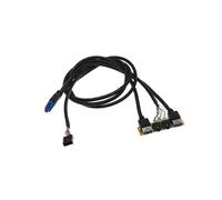 Panneau Avant de Boîtier de 60 cm, USB 3.0, USB 3.0, Prise Audio HD, Carte E/S, Câble Interne, Ligne de Cadre USB, Ligne D'Extension de Boîtier
