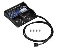 Panneau Avant D'interface 4 USB 2.0, HUB de Charge Rapide pour Ordinateur, Port de Transmission de Données Haute Vitesse, Utilisation avec Carte Mère ou Carte Riser avec HUB USB