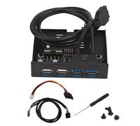 Panneau avant élégant pour la mise à niveau de votre ordinateur de bureau : convertissez la baie de lecteur de disquettes 3,5 pouces en ports USB