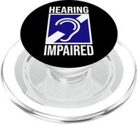 Panneau avec Symbole de surdité malentendante PopSockets PopGrip pour MagSafe