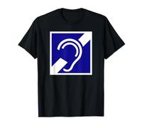 Panneau avec symbole de surdité malentendante T-Shirt