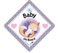 Panneau « Baby On Board », panneau de voiture « Baby on Board », panneau « Baby on Board », panneau de fenêtre de voiture « Grandchild on Board », conçu pour laisser les autres utilisateurs de la