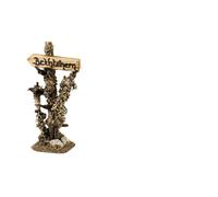 Panneau Bethléem FADEDA, LxlxH en mm : 40x30x110. Pour crèches, miniatures, hobby et modélisme, accessoires pour maisons de poupées et trains miniatures.