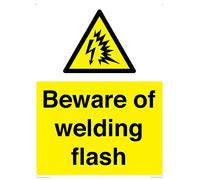 Panneau « Beware of welding Flash » - 300 x 400 mm - A3P