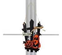 Panneau Bienvenue Halloween Décorations Fantôme En Bois Effrayantes