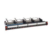 Legrand Panneau de brassage LCS³ 19 pouces 1U droit Catégorie 6 24 connecteurs RJ45 FTP