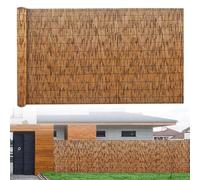 Panneau brise-vue extérieur - Rouleaux de clôture décorative pour arrière-cour - 1,2 x 4 m - Pour chambre, porche, piscine, toit, mur, solution naturelle pour une meilleure intimité